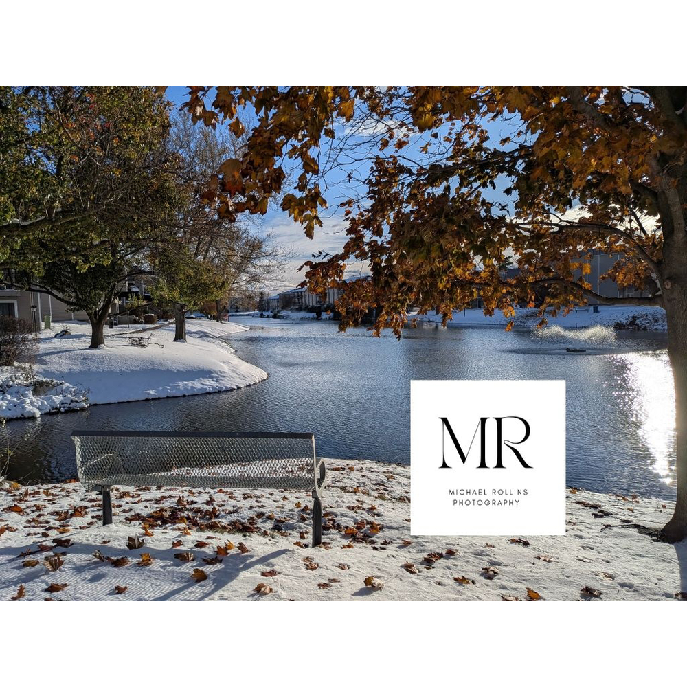 Michael Rollins Photography Winter Lake Art 8x10 Print w/o watermark